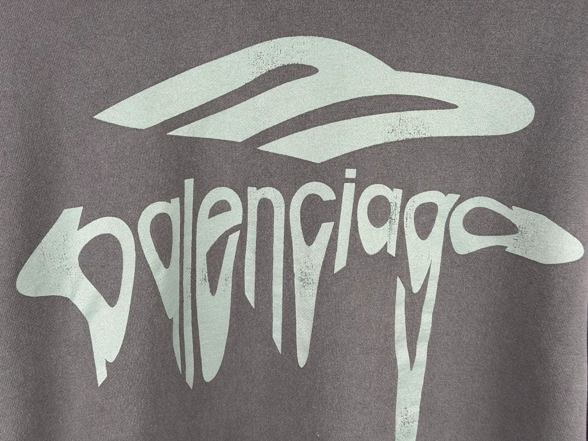 BALENCIAGA/ 25SS Logo Authentic 7562 ，400 ， ， ， ， ， 1：1 ， Size：S M L XL